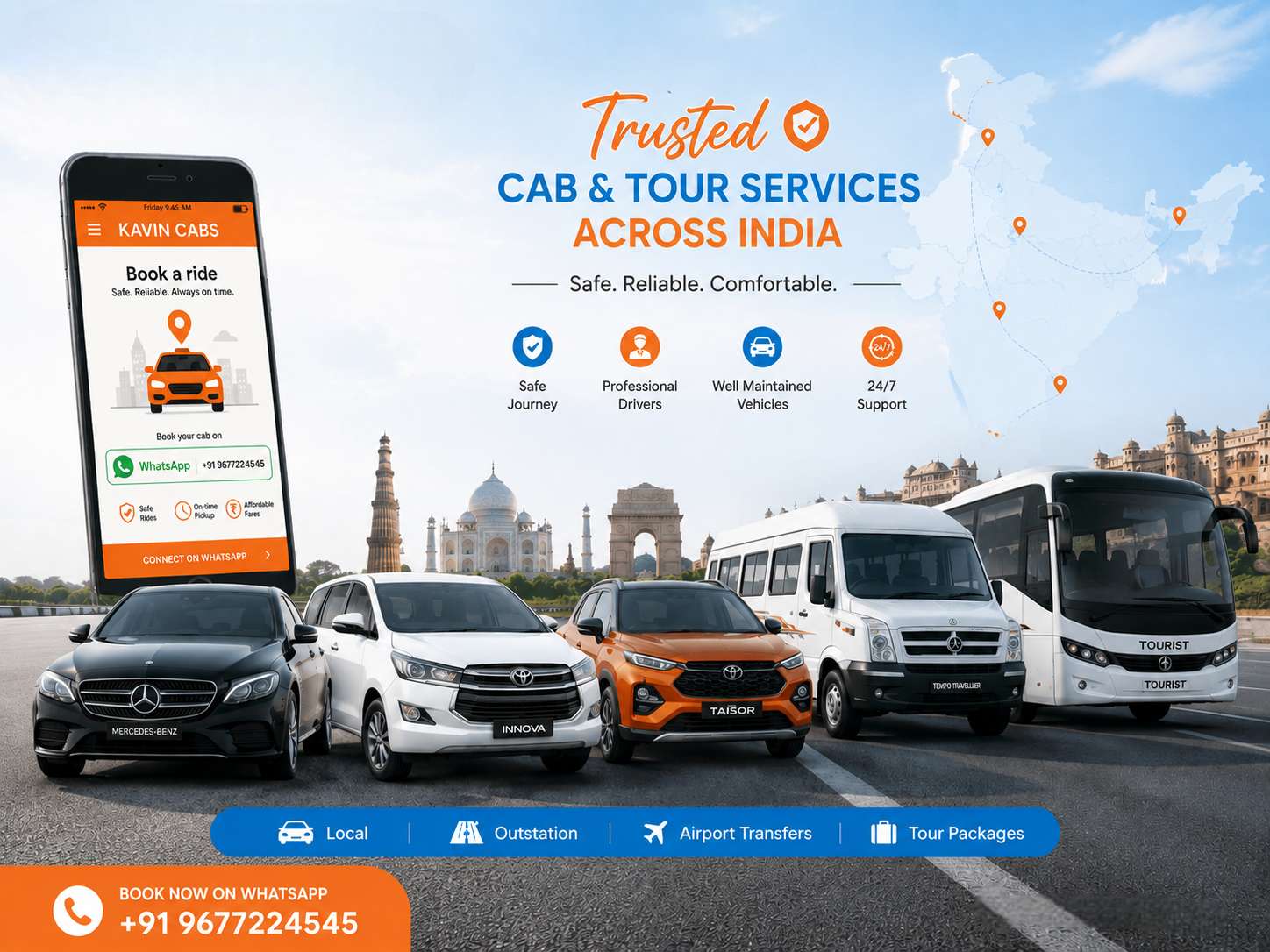 kavin cabs services