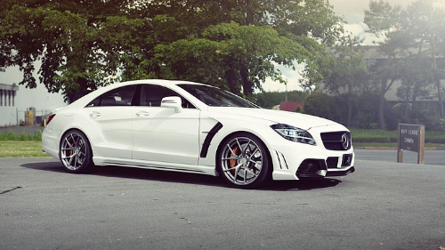 white car